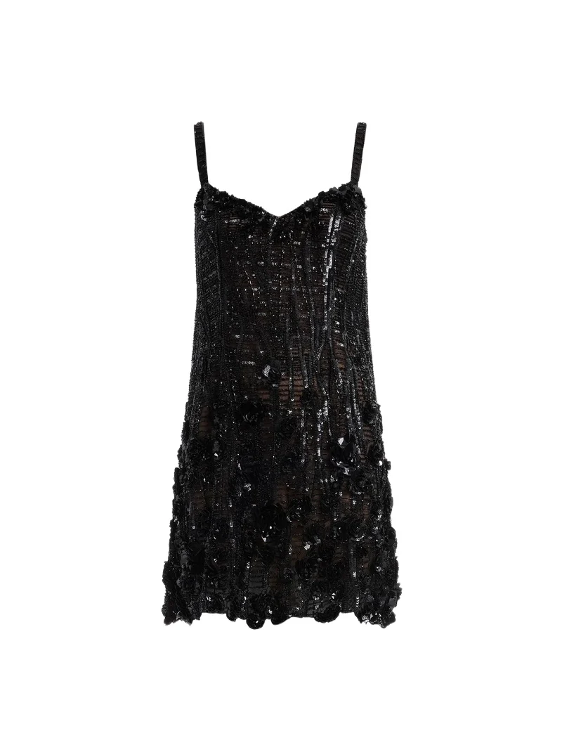 Bead Embroidered Short Dress Bead Embroidered Short Dress