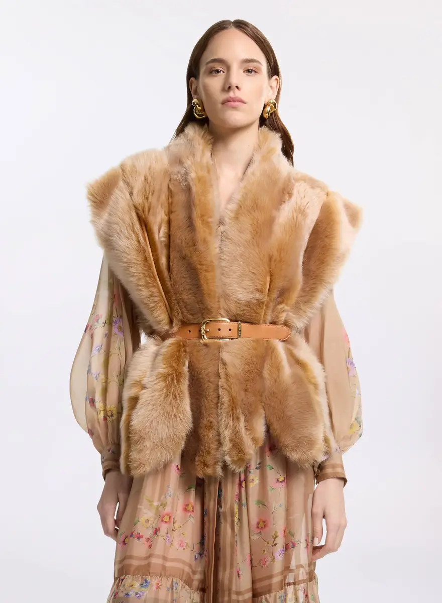 Elie Saab Fur Vest | Thumbnail 2