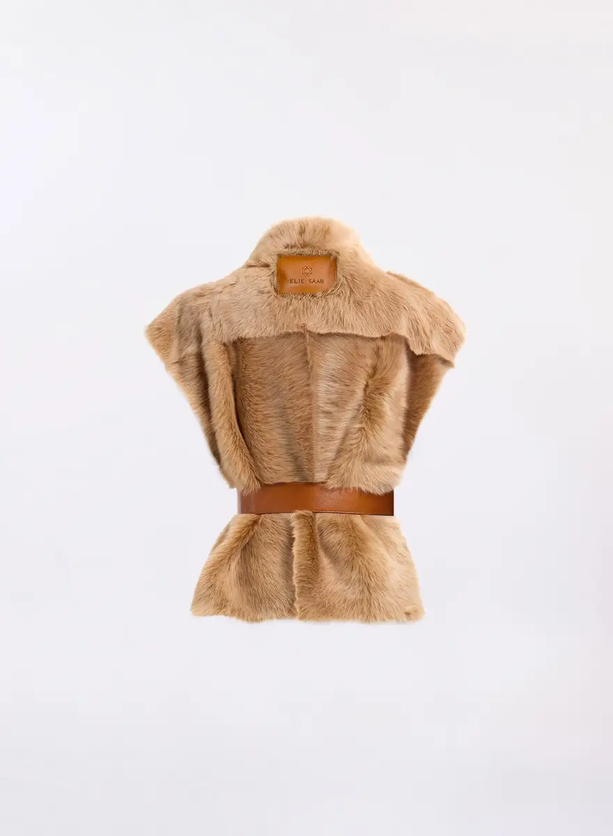 Elie Saab Fur Vest | Thumbnail 5