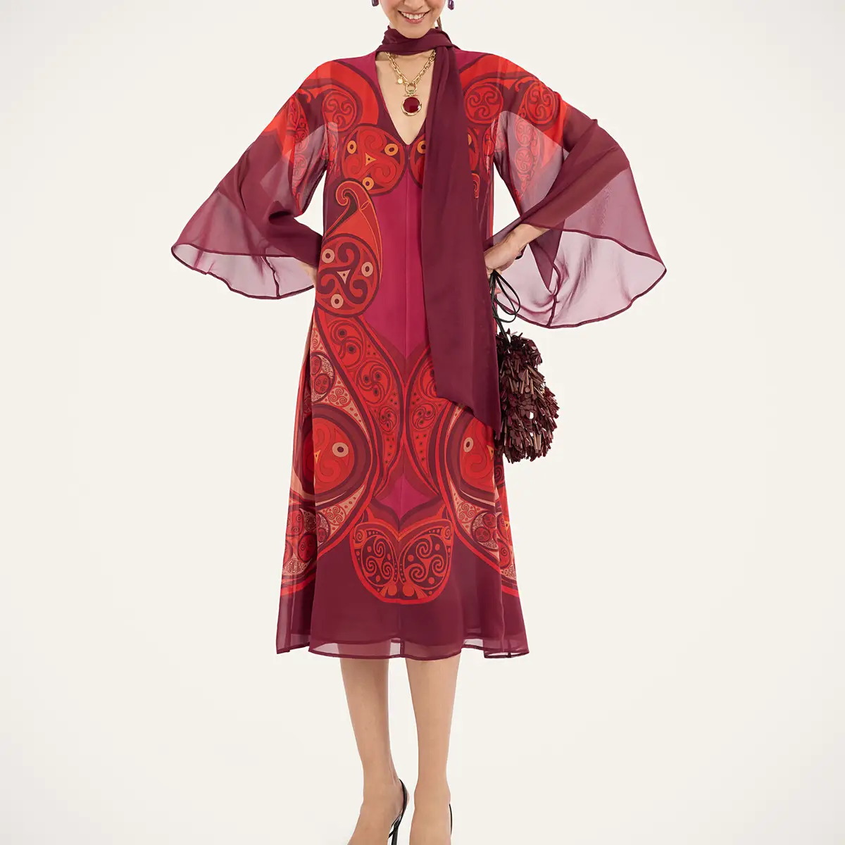 La Double J Midi Magnifico Dress | Thumbnail 6 La Double J Midi Magnifico Dress | Thumbnail 6