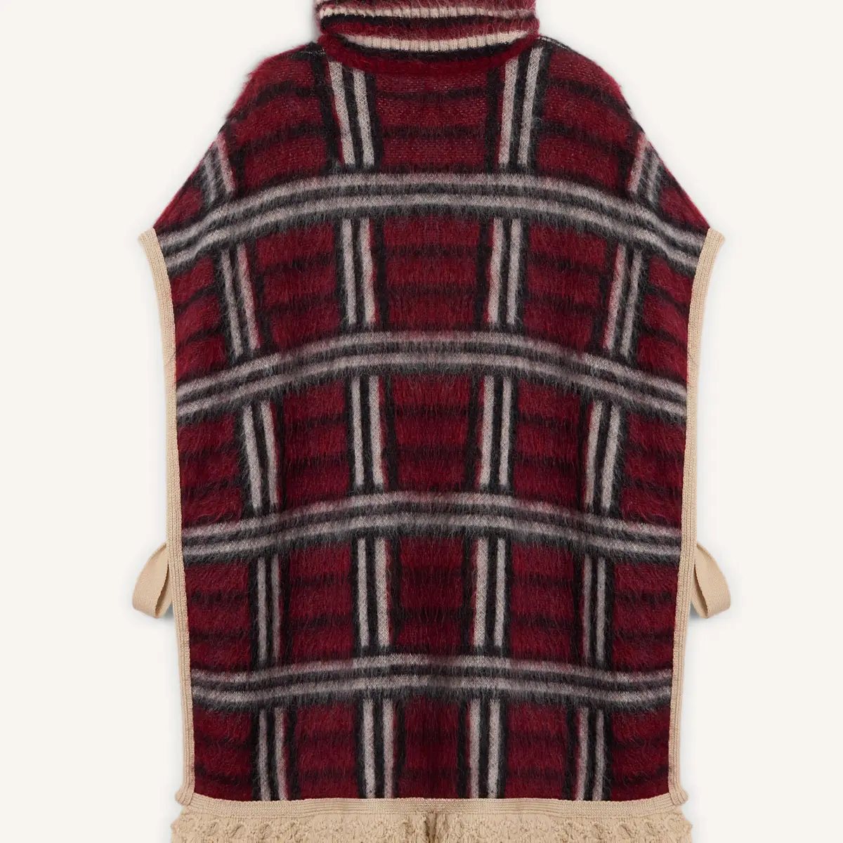 La Double J Check Poncho | Thumbnail 6 La Double J Check Poncho | Thumbnail 6