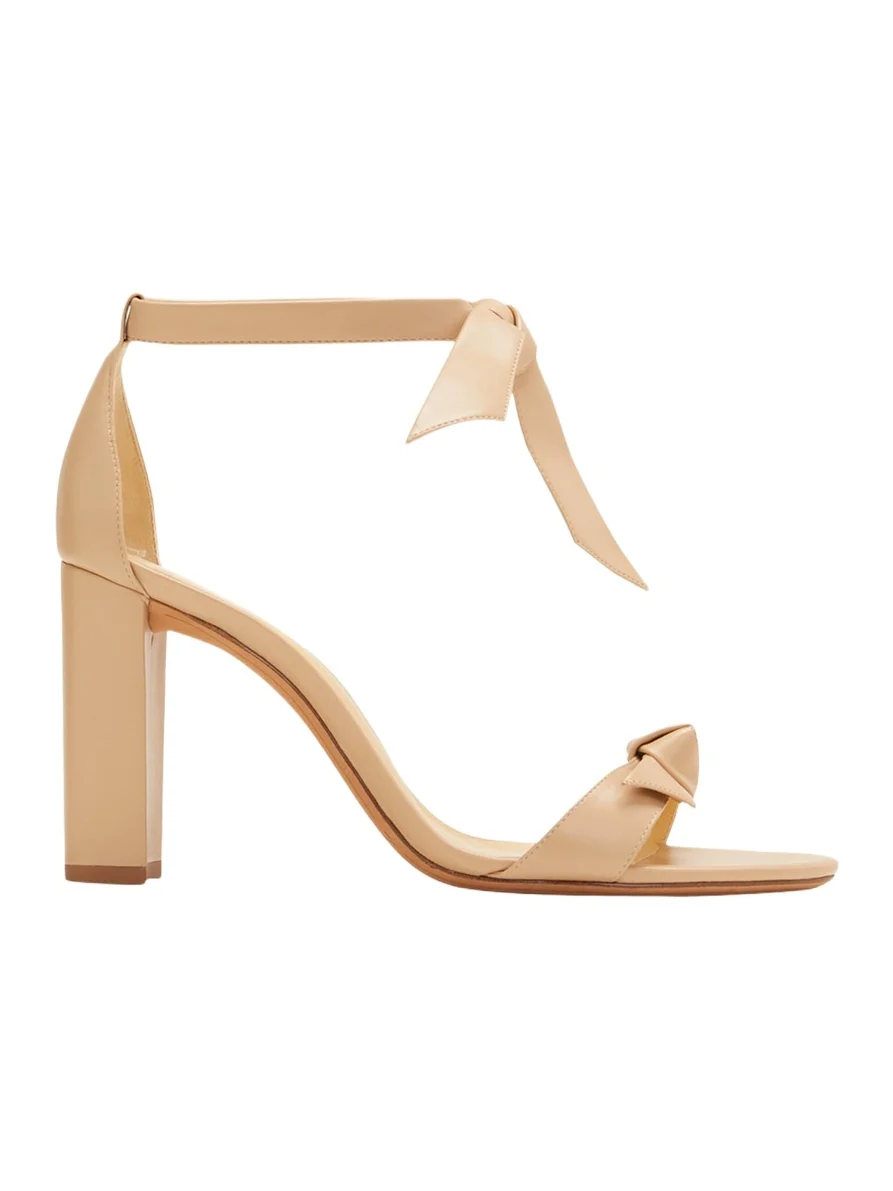 Alexandre Birman Clarita Leather Ankle-Tie Sandals