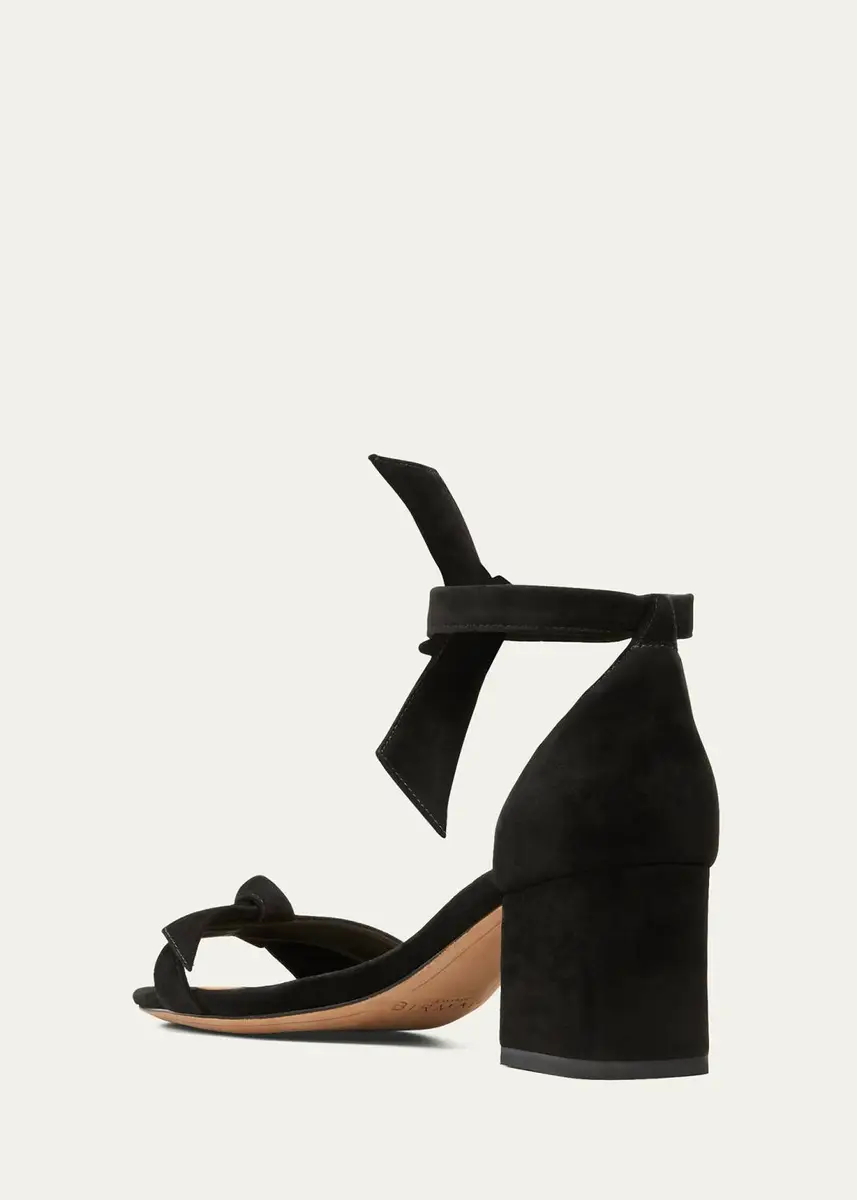 Alexandre Birman Clarita Suede 60mm City Sandals | Thumbnail 4