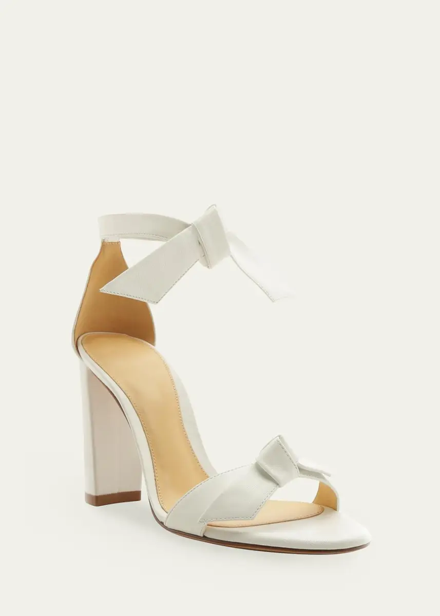 Alexandre Birman Clarita 90mm Leather Ankle-Tie High-Heel Sandals | Thumbnail 2 Alexandre Birman Clarita 90mm Leather Ankle-Tie High-Heel Sandals | Thumbnail 2