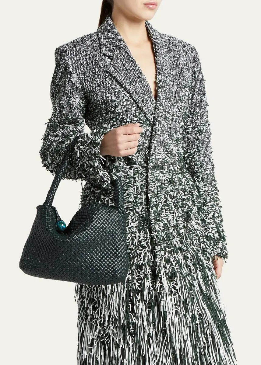 Bottega Veneta Tosca Intreccio Leather Shoulder Bag | Thumbnail 2 Bottega Veneta Tosca Intreccio Leather Shoulder Bag | Thumbnail 2