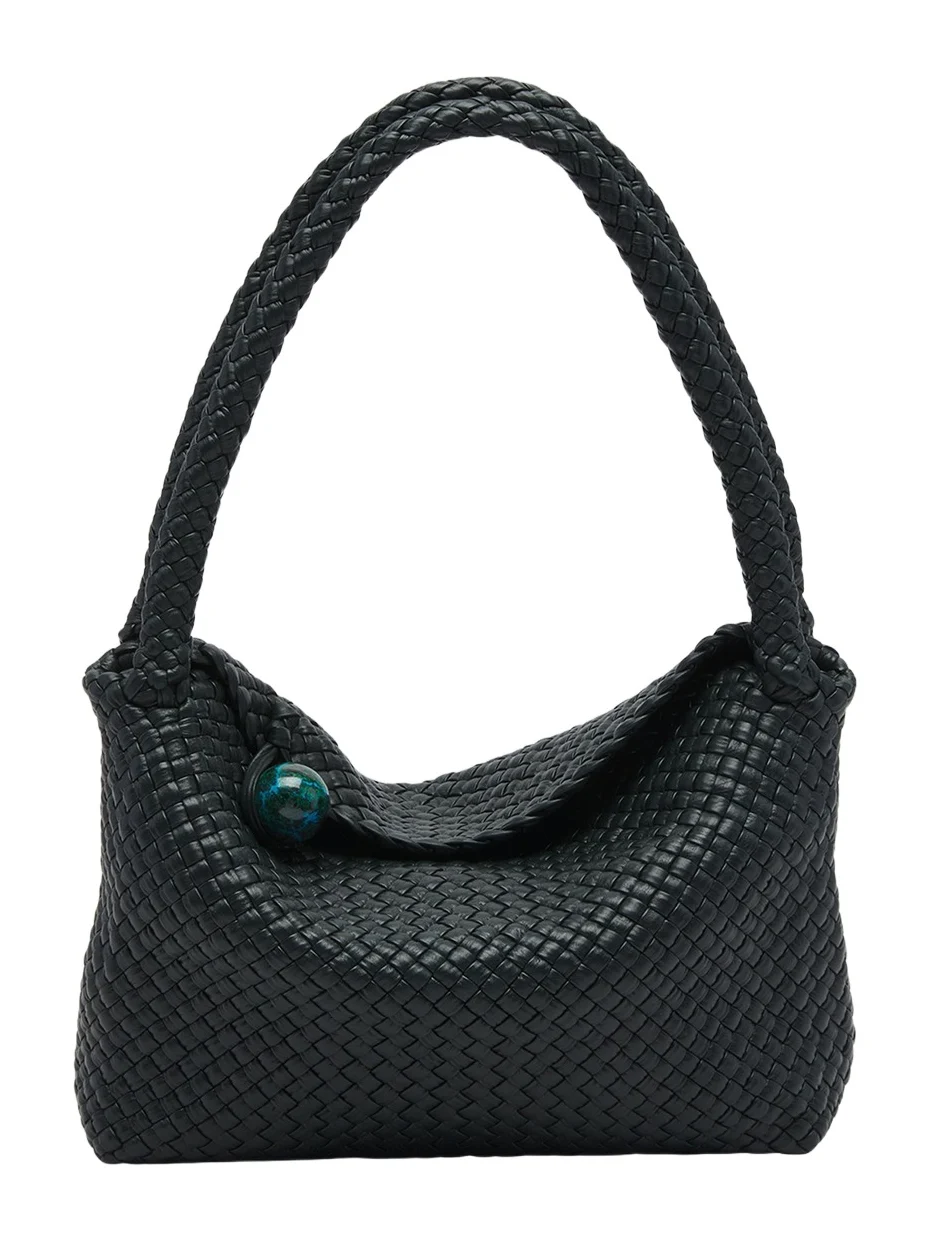 Bottega Veneta Tosca Intreccio Leather Shoulder Bag