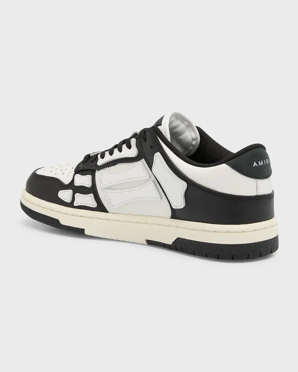 AMIRI Skel Bicolor Leather Low-Top Sneakers | Thumbnail 4 AMIRI Skel Bicolor Leather Low-Top Sneakers | Thumbnail 4