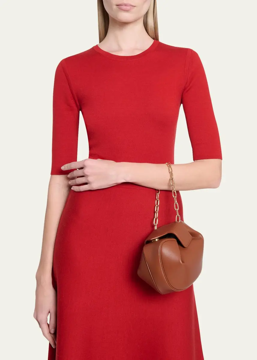 Gabriela Hearst Demi Lamb Leather Clutch Bag | Thumbnail 5 Gabriela Hearst Demi Lamb Leather Clutch Bag | Thumbnail 5