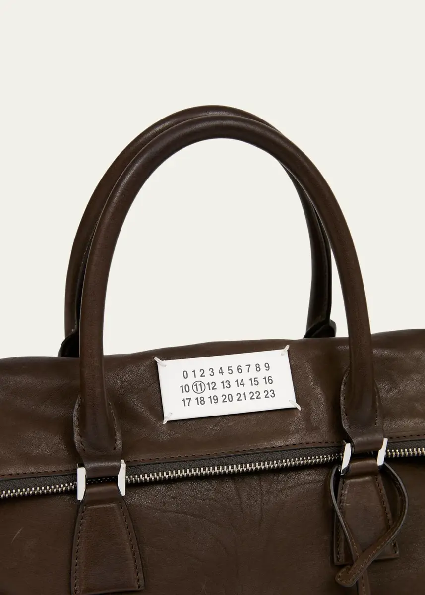 Maison Margiela 5AC Loved To Death Calf Leather Medium Top Handle Bag | Thumbnail 3 Maison Margiela 5AC Loved To Death Calf Leather Medium Top Handle Bag | Thumbnail 3