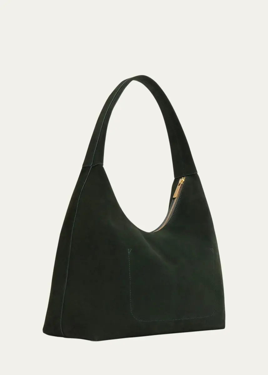 MANSUR GAVRIEL Candy Zip Suede Shoulder Bag | Thumbnail 2 MANSUR GAVRIEL Candy Zip Suede Shoulder Bag | Thumbnail 2