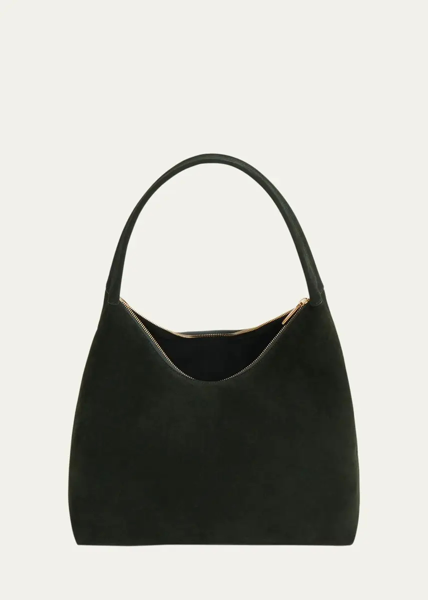 MANSUR GAVRIEL Candy Zip Suede Shoulder Bag | Thumbnail 3 MANSUR GAVRIEL Candy Zip Suede Shoulder Bag | Thumbnail 3