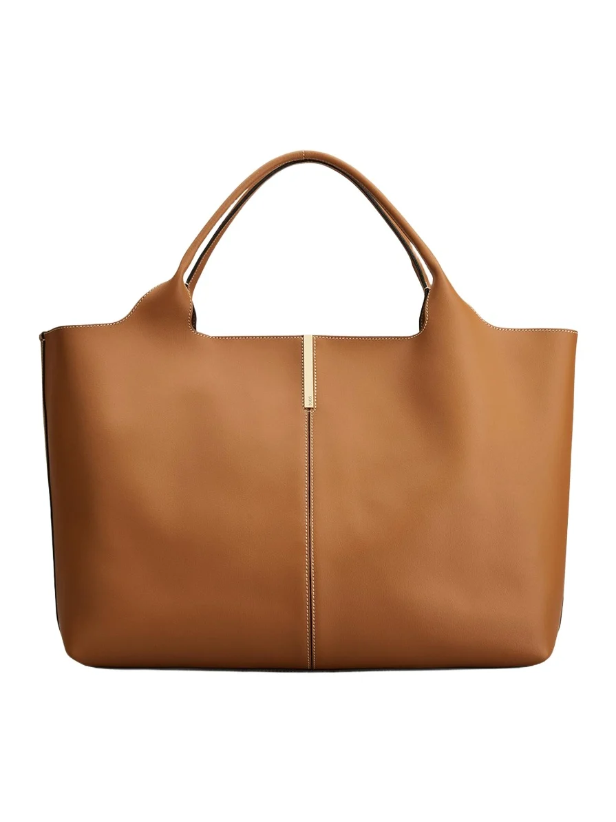 Tod's Medium Leather Tote Shopping Bag