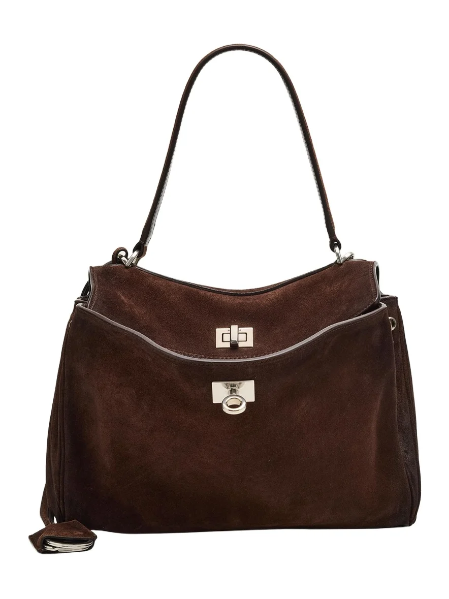 Rodeo Small Suede Top-Handle Bag Rodeo Small Suede Top-Handle Bag