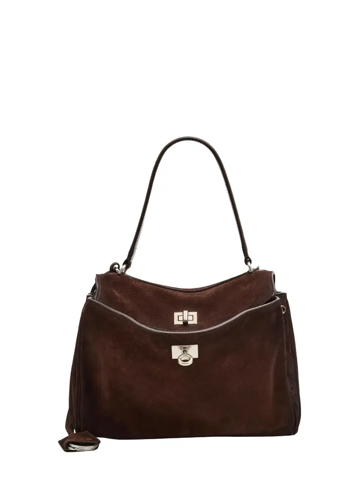 Rodeo Small Suede Top-Handle Bag Rodeo Small Suede Top-Handle Bag