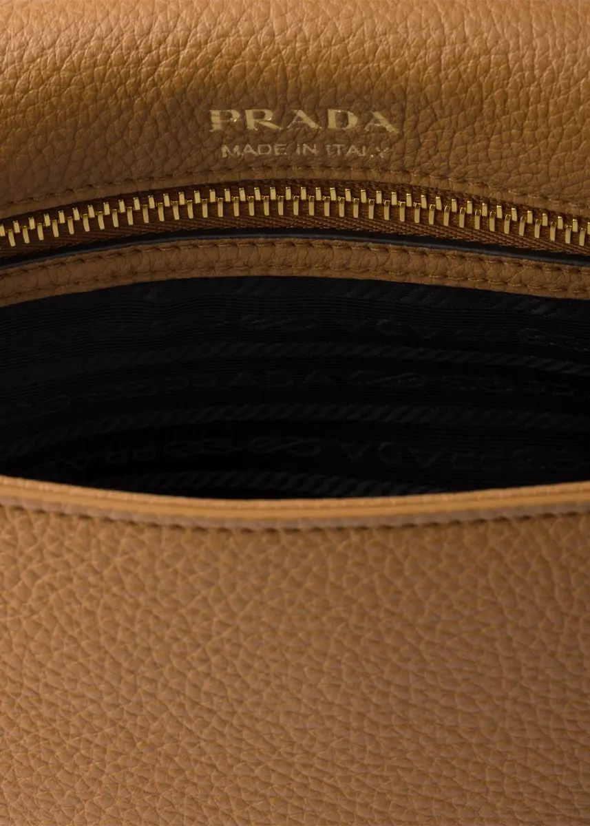Prada Daino Flap Soft Leather Crossbody Bag | Thumbnail 7 Prada Daino Flap Soft Leather Crossbody Bag | Thumbnail 7