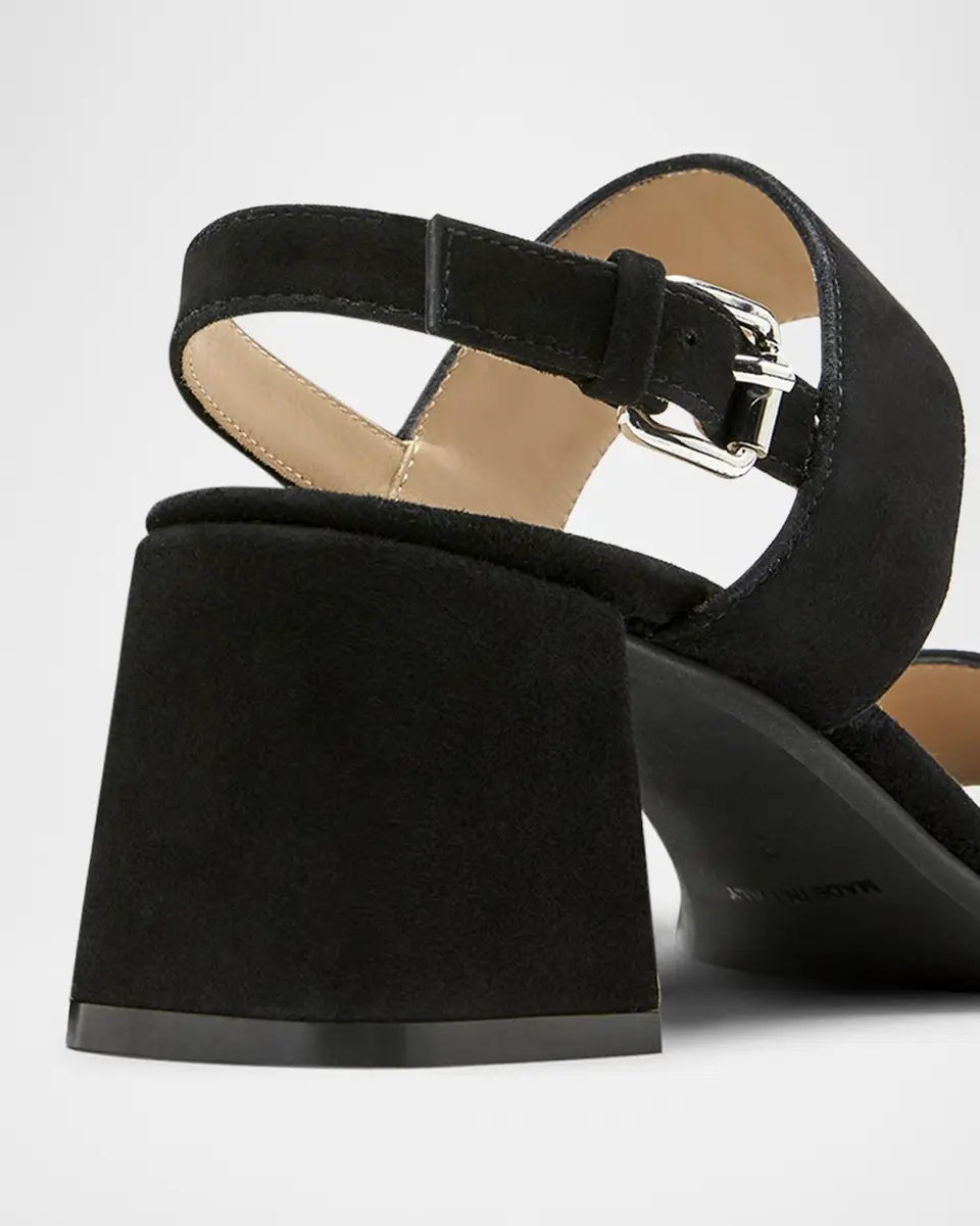 La Canadienne Flemming Suede Dual-Strap Slingback Sandals | Thumbnail 5