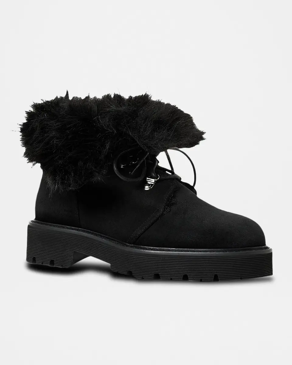 Aquatalia Eva Faux Shearling-Lined Suede Hiker Booties | Thumbnail 2