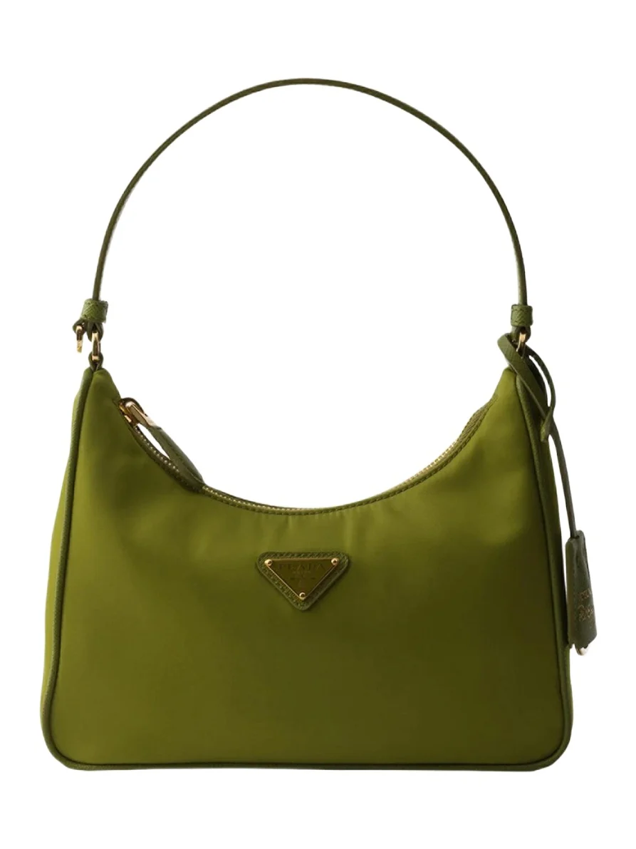 Re-Edition Re-Nylon & Saffiano Leather Shoulder Bag