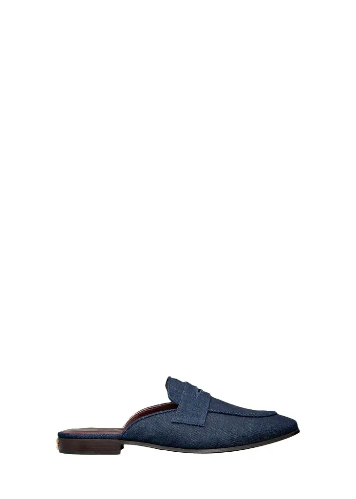 Bougeotte Denim Loafer Mules