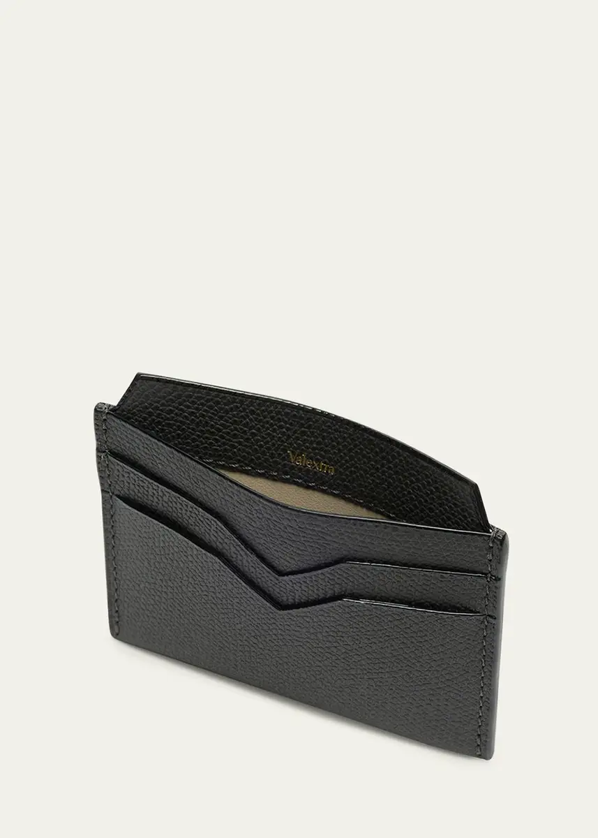 Valextra Calf Leather Card Holder | Thumbnail 3