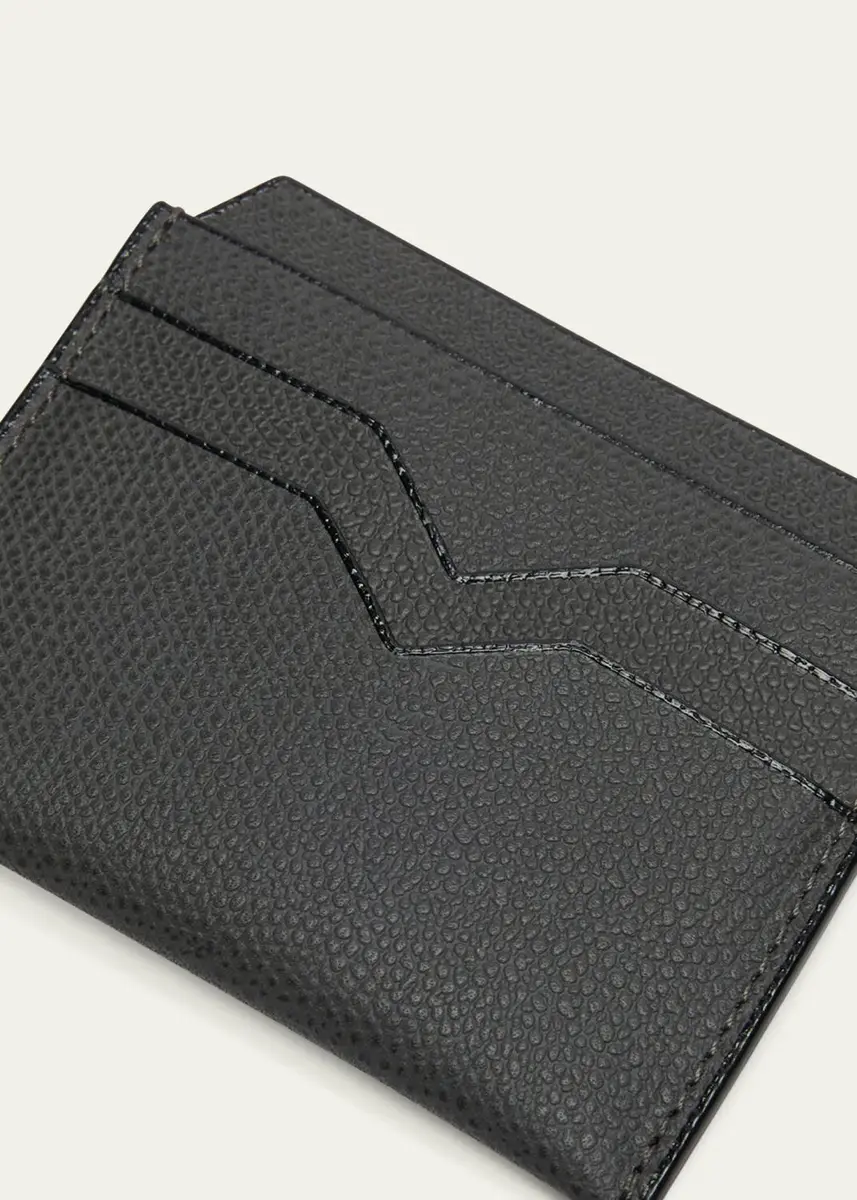 Valextra Calf Leather Card Holder | Thumbnail 4