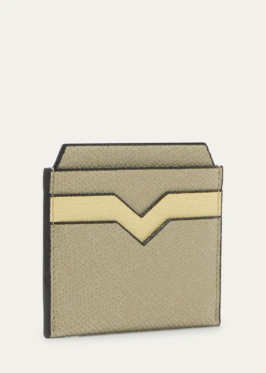Valextra Calf Leather Card Holder | Thumbnail 6