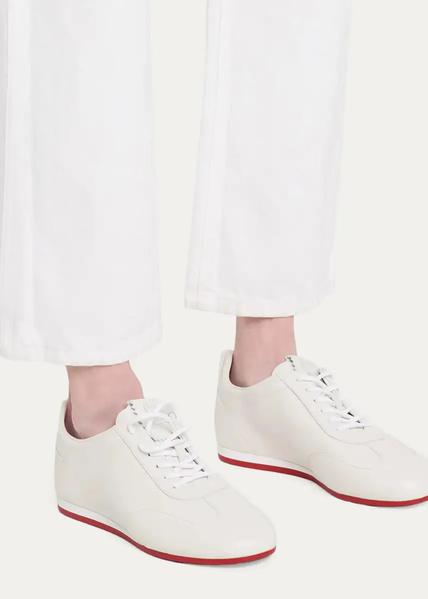Christian Louboutin Eleonora Flex Leather Low-Top Sneakers | Thumbnail 2 Christian Louboutin Eleonora Flex Leather Low-Top Sneakers | Thumbnail 2