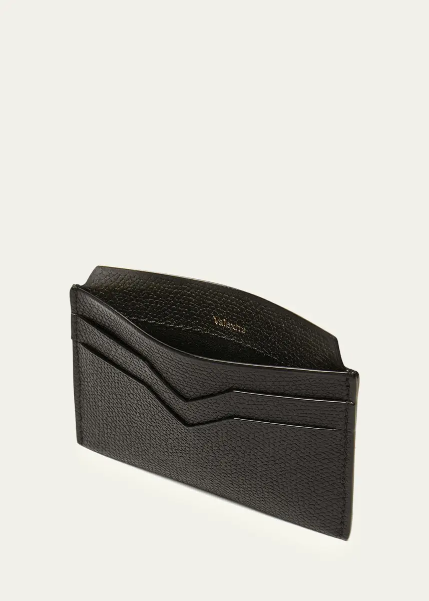 Valextra Calf Leather Card Holder | Thumbnail 3