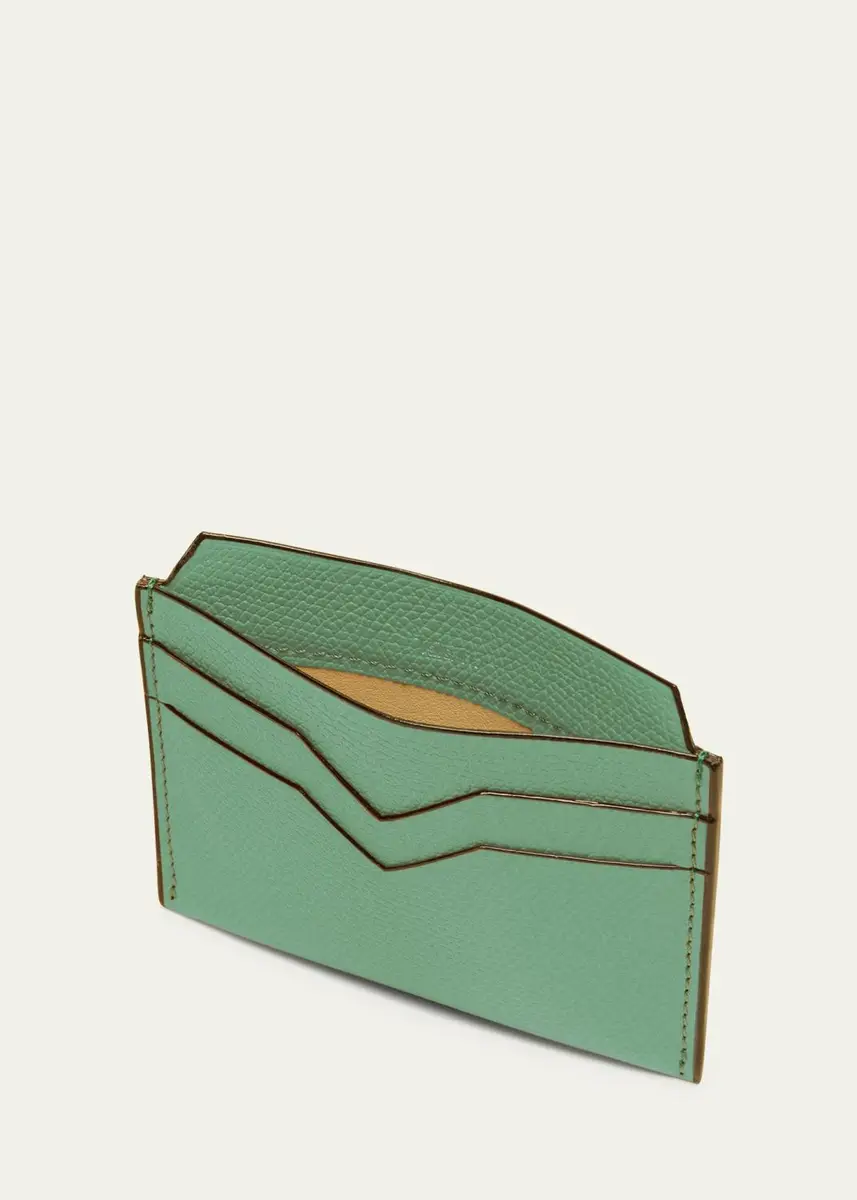 Valextra Calf Leather Card Holder | Thumbnail 6
