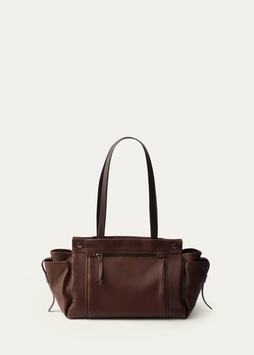 Prada Route Large Leather Tote Bag | Thumbnail 2 Prada Route Large Leather Tote Bag | Thumbnail 2