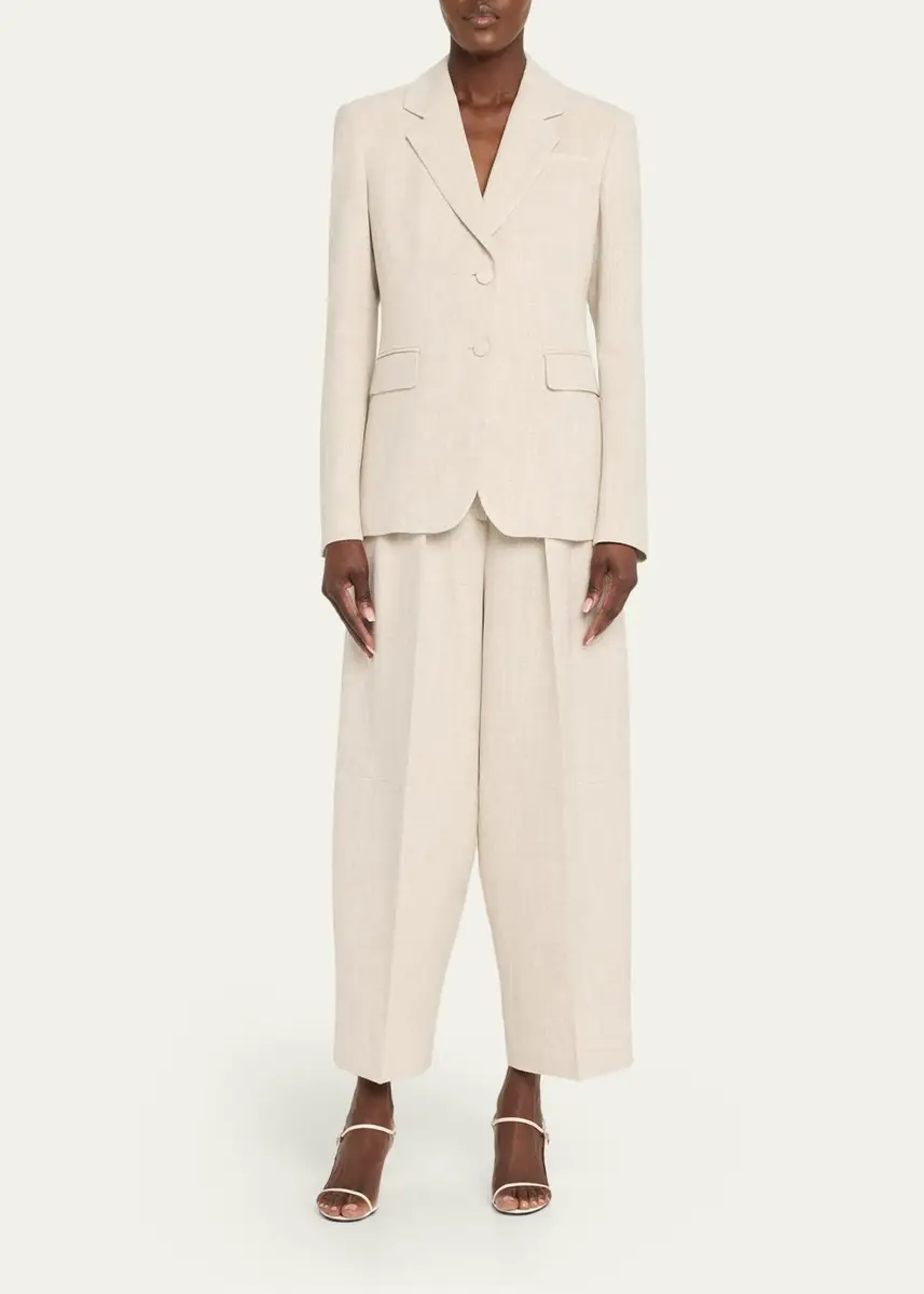 Altuzarra Fenice Slim Linen-Cotton Blazer | Thumbnail 2 Altuzarra Fenice Slim Linen-Cotton Blazer | Thumbnail 2