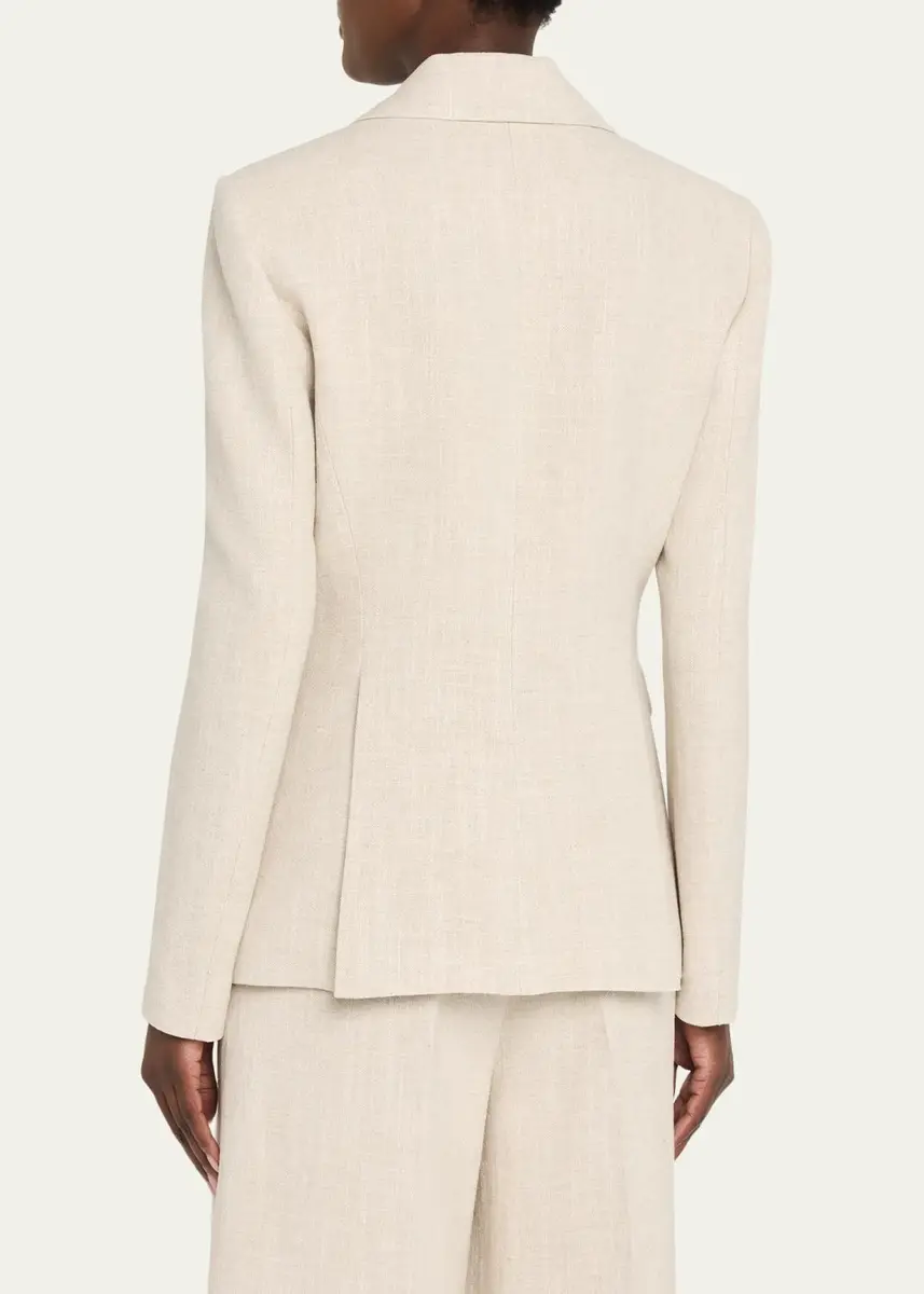 Altuzarra Fenice Slim Linen-Cotton Blazer | Thumbnail 3 Altuzarra Fenice Slim Linen-Cotton Blazer | Thumbnail 3