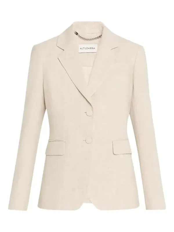 Fenice Slim Linen-Cotton Blazer Fenice Slim Linen-Cotton Blazer