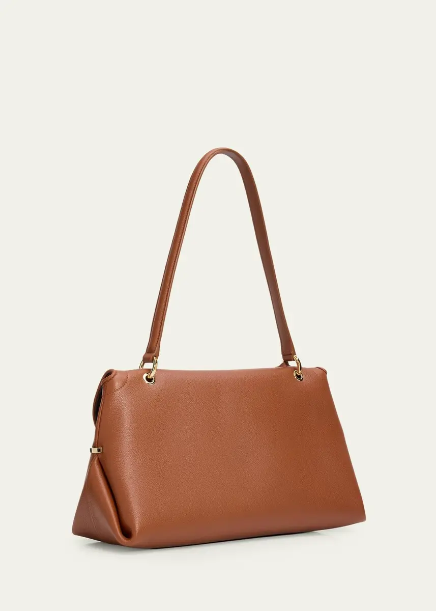 Ferragamo Medium Leather Shoulder Bag | Thumbnail 3 Ferragamo Medium Leather Shoulder Bag | Thumbnail 3