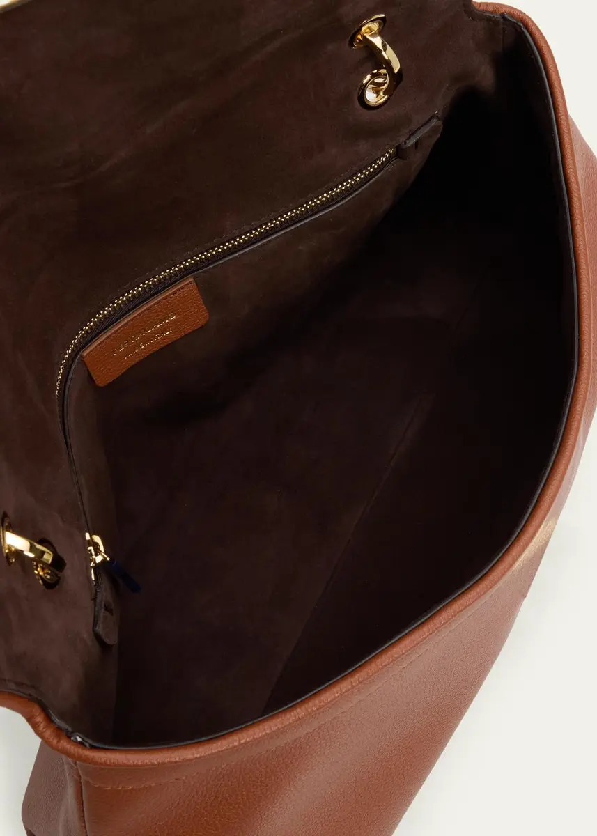 Ferragamo Medium Leather Shoulder Bag | Thumbnail 4 Ferragamo Medium Leather Shoulder Bag | Thumbnail 4
