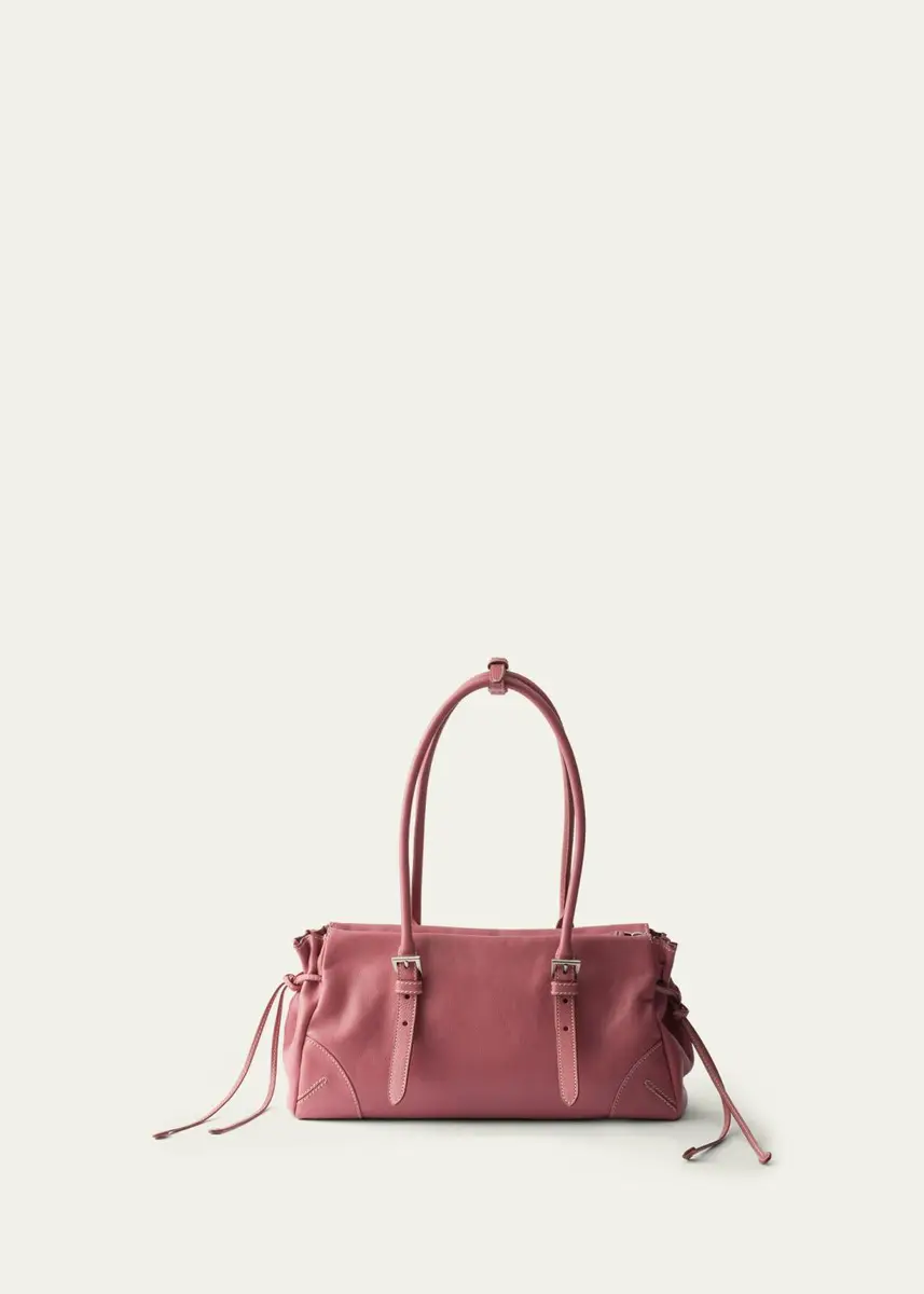 Prada Bonnie Medium Antiqued Leather Tote Bag | Thumbnail 3 Prada Bonnie Medium Antiqued Leather Tote Bag | Thumbnail 3