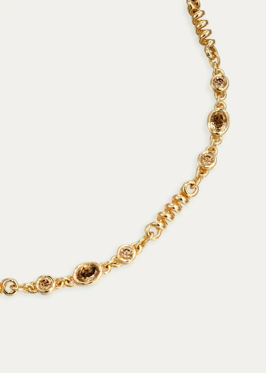 Boochier 18K Yellow Gold Brown Diamond Slinkee Necklace | Thumbnail 2 Boochier 18K Yellow Gold Brown Diamond Slinkee Necklace | Thumbnail 2