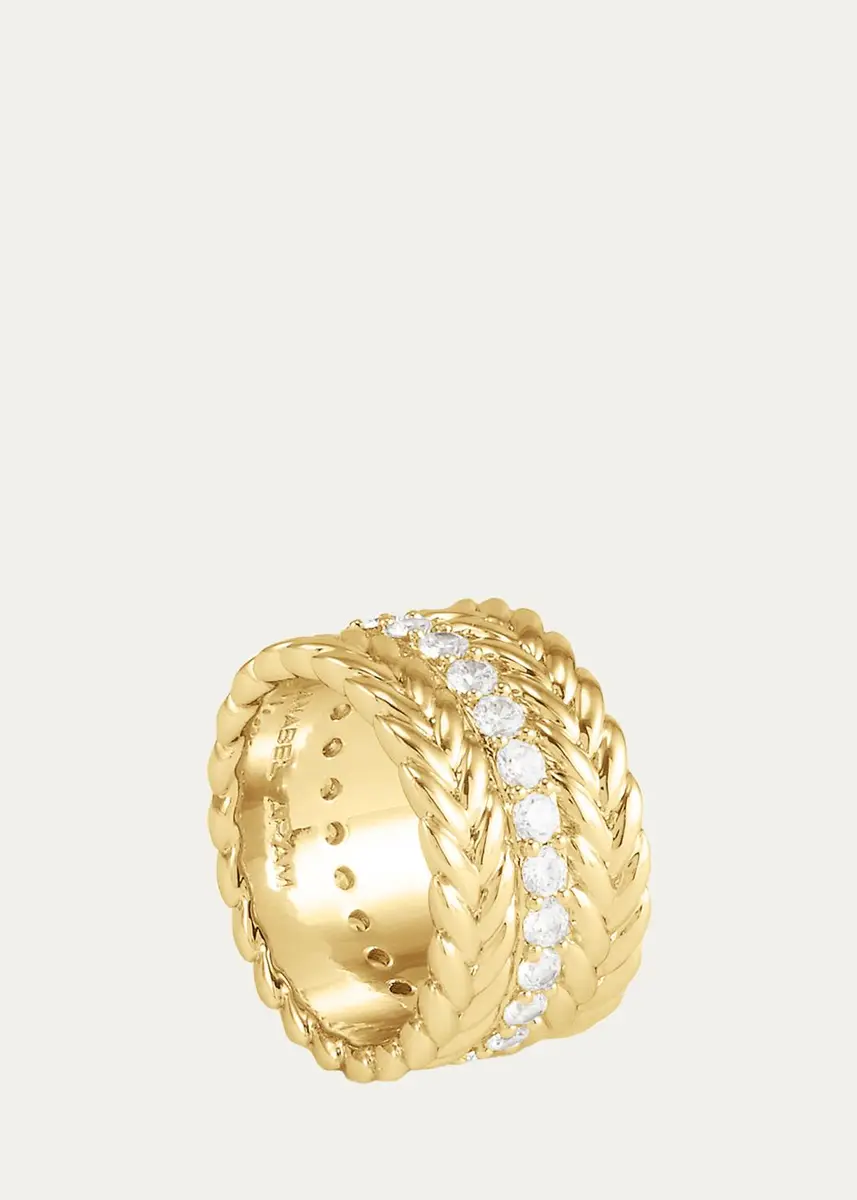 Anabel Aram Jewelry Cheval Chain Stack Ring | Thumbnail 2