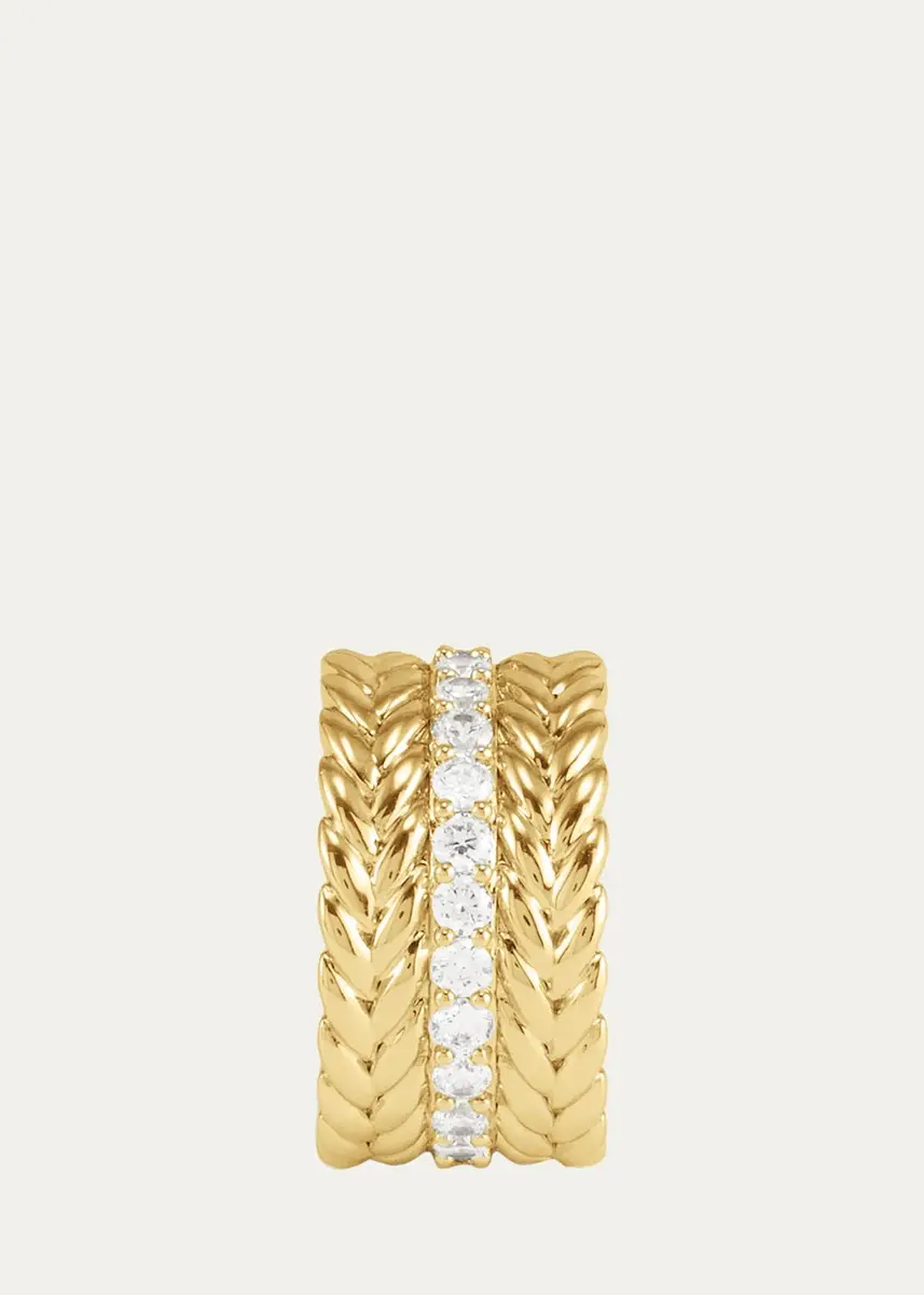 Anabel Aram Jewelry Cheval Chain Stack Ring | Thumbnail 3