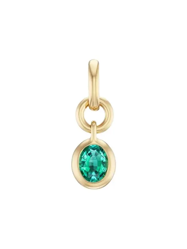 Uniform Object 18K Yellow Gold & Emerald Pendant | Thumbnail 1 Uniform Object 18K Yellow Gold & Emerald Pendant | Thumbnail 1