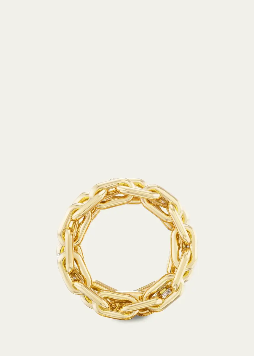 Uniform Object 18K Yellow Gold & 1.1 TCW Diamond Ring | Thumbnail 3 Uniform Object 18K Yellow Gold & 1.1 TCW Diamond Ring | Thumbnail 3