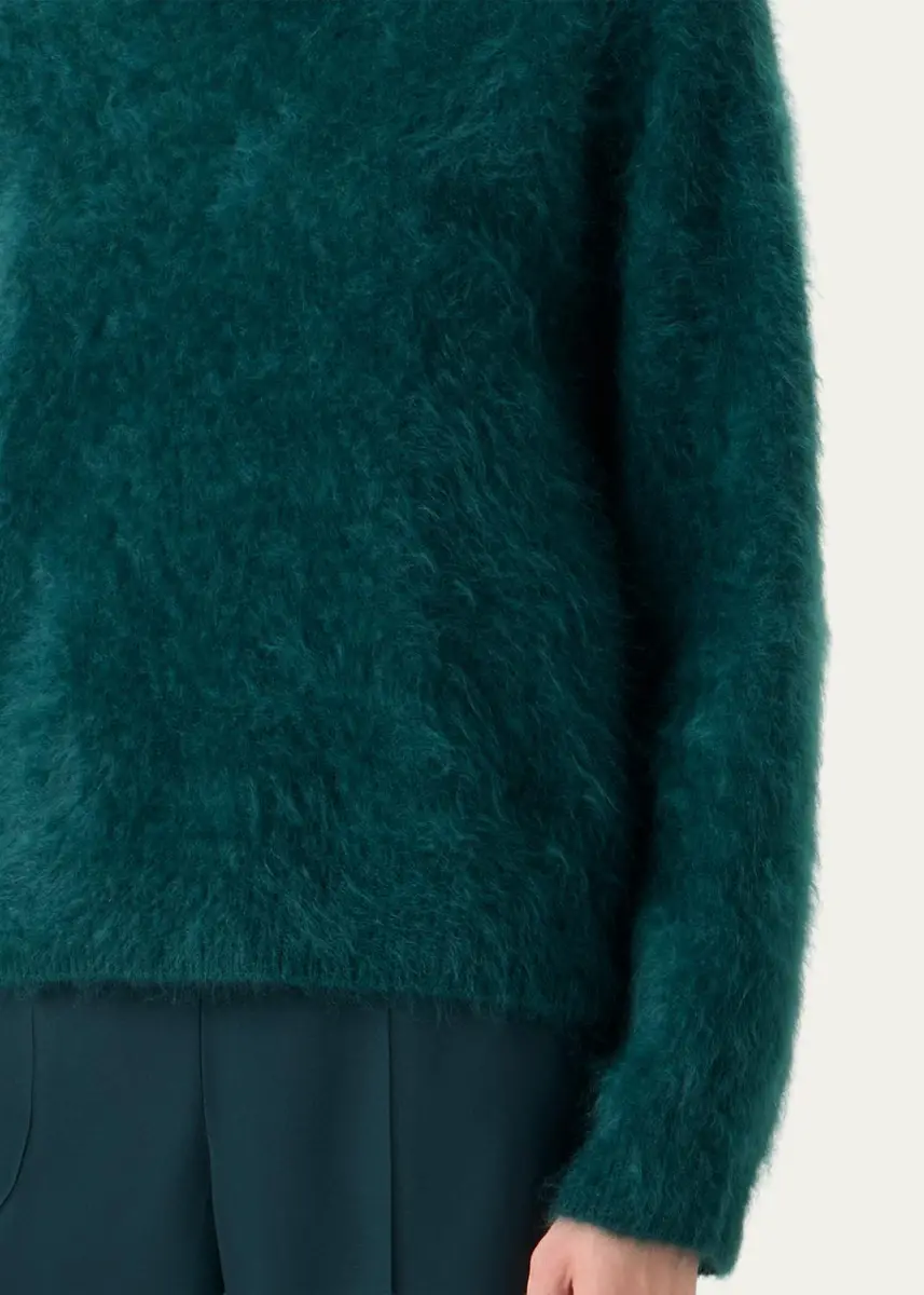 Akris Cloud Cashmere Crewneck Sweater | Thumbnail 5 Akris Cloud Cashmere Crewneck Sweater | Thumbnail 5