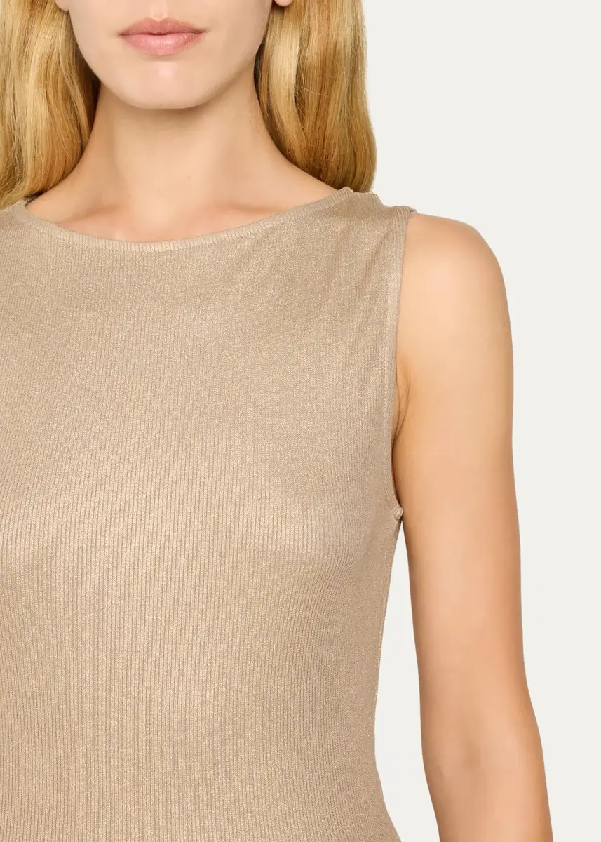 MAJESTIC FILATURES Soft Touch Metallic Knit Tank Top | Thumbnail 5 MAJESTIC FILATURES Soft Touch Metallic Knit Tank Top | Thumbnail 5