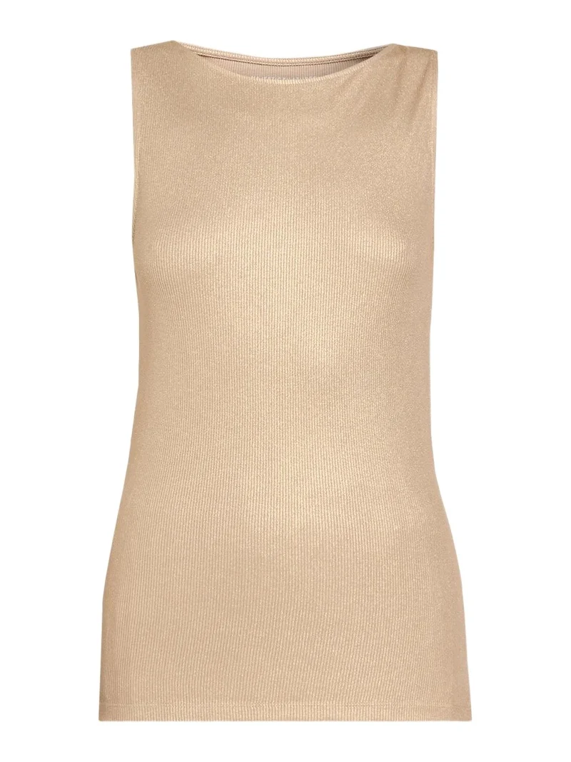 Soft Touch Metallic Knit Tank Top Soft Touch Metallic Knit Tank Top