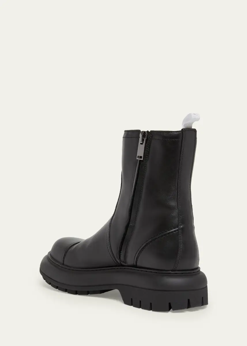 Givenchy Men's Leather Biker Ankle Boots | Thumbnail 4 Givenchy Men's Leather Biker Ankle Boots | Thumbnail 4