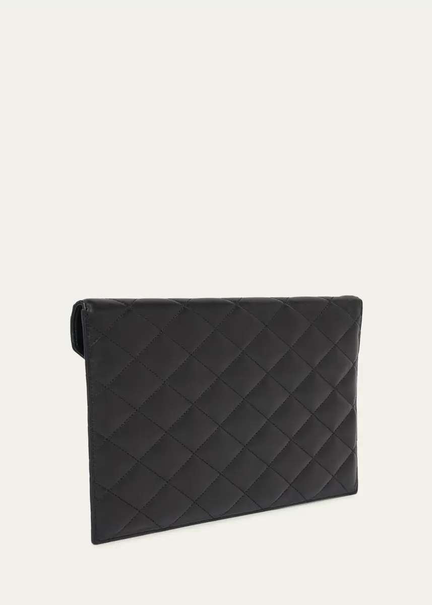 Saint Laurent Paris Pouch in Lambskin Leather | Thumbnail 3