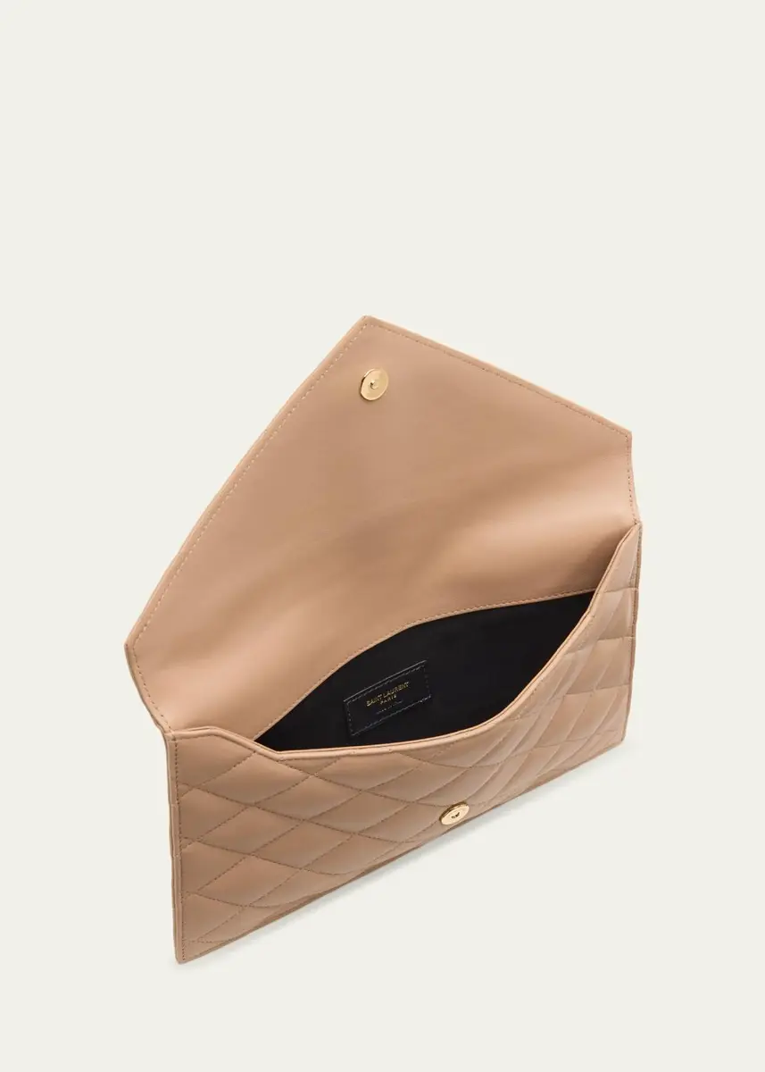 Saint Laurent Paris Pouch in Lambskin Leather | Thumbnail 8