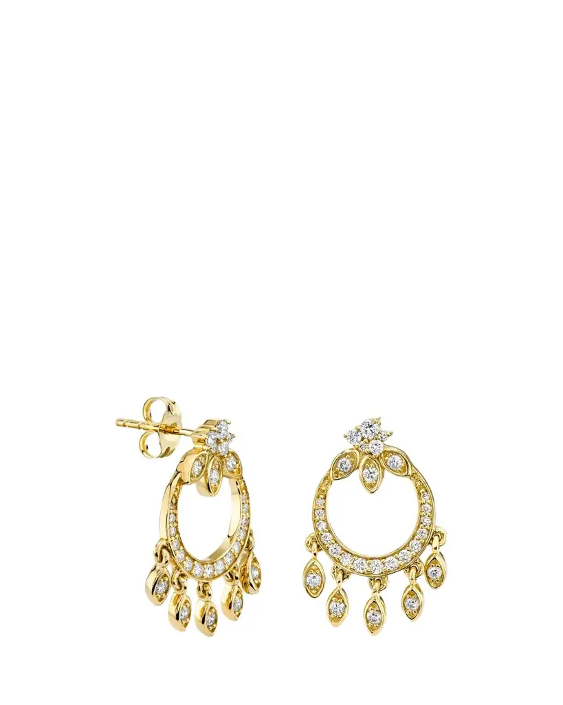 Sydney Evan 14K Gold & 0.626 TCW Diamond Marquise Chandelier Earrings | Image 1 Sydney Evan 14K Gold & 0.626 TCW Diamond Marquise Chandelier Earrings | Image 1