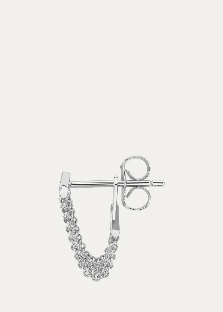 Sydney Evan 14K White Gold & 0.06 TCW Diamond Drop Earrings | Thumbnail 2