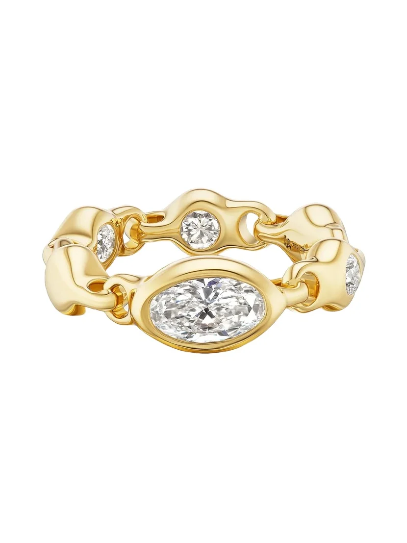 18K Yellow Gold Diamond Supernova Ring 18K Yellow Gold Diamond Supernova Ring